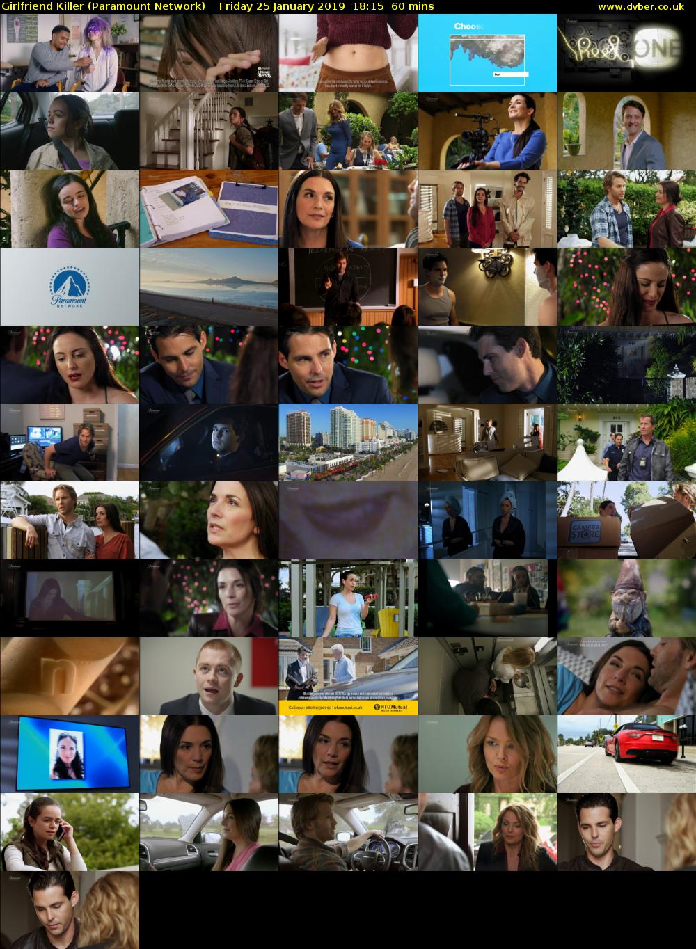 Girlfriend Killer (Paramount Network) Friday 25 January 2019 18:15 - 19:15