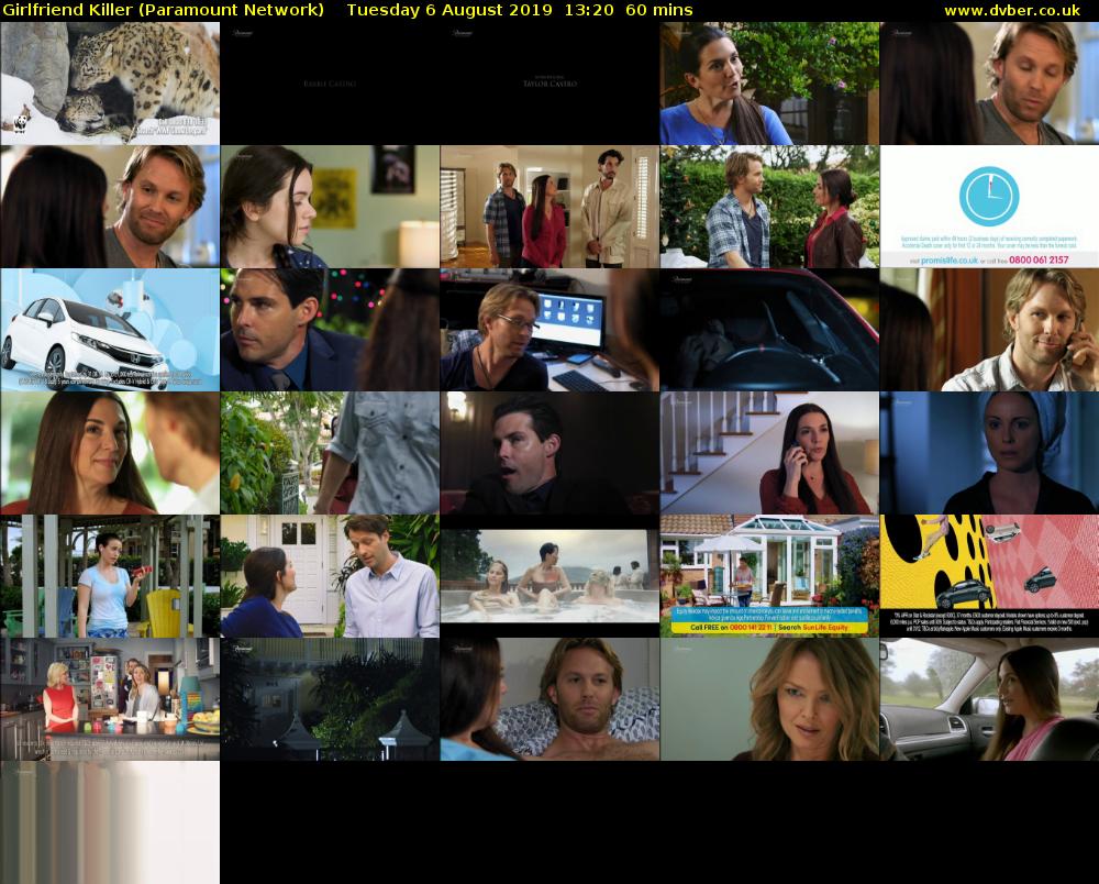 Girlfriend Killer (Paramount Network) Tuesday 6 August 2019 13:20 - 14:20