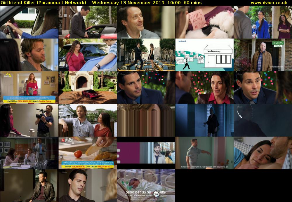 Girlfriend Killer (Paramount Network) Wednesday 13 November 2019 10:00 - 11:00