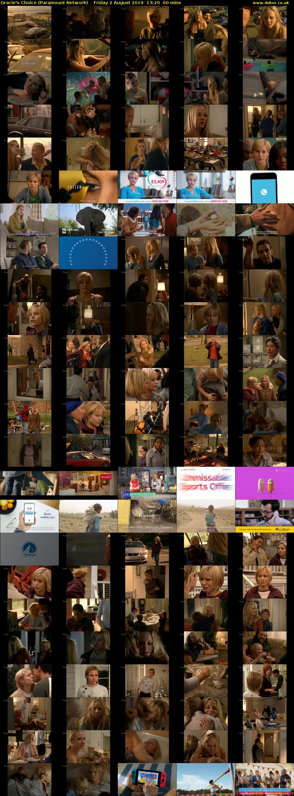 Gracie's Choice (Paramount Network) Friday 2 August 2019 13:20 - 14:20