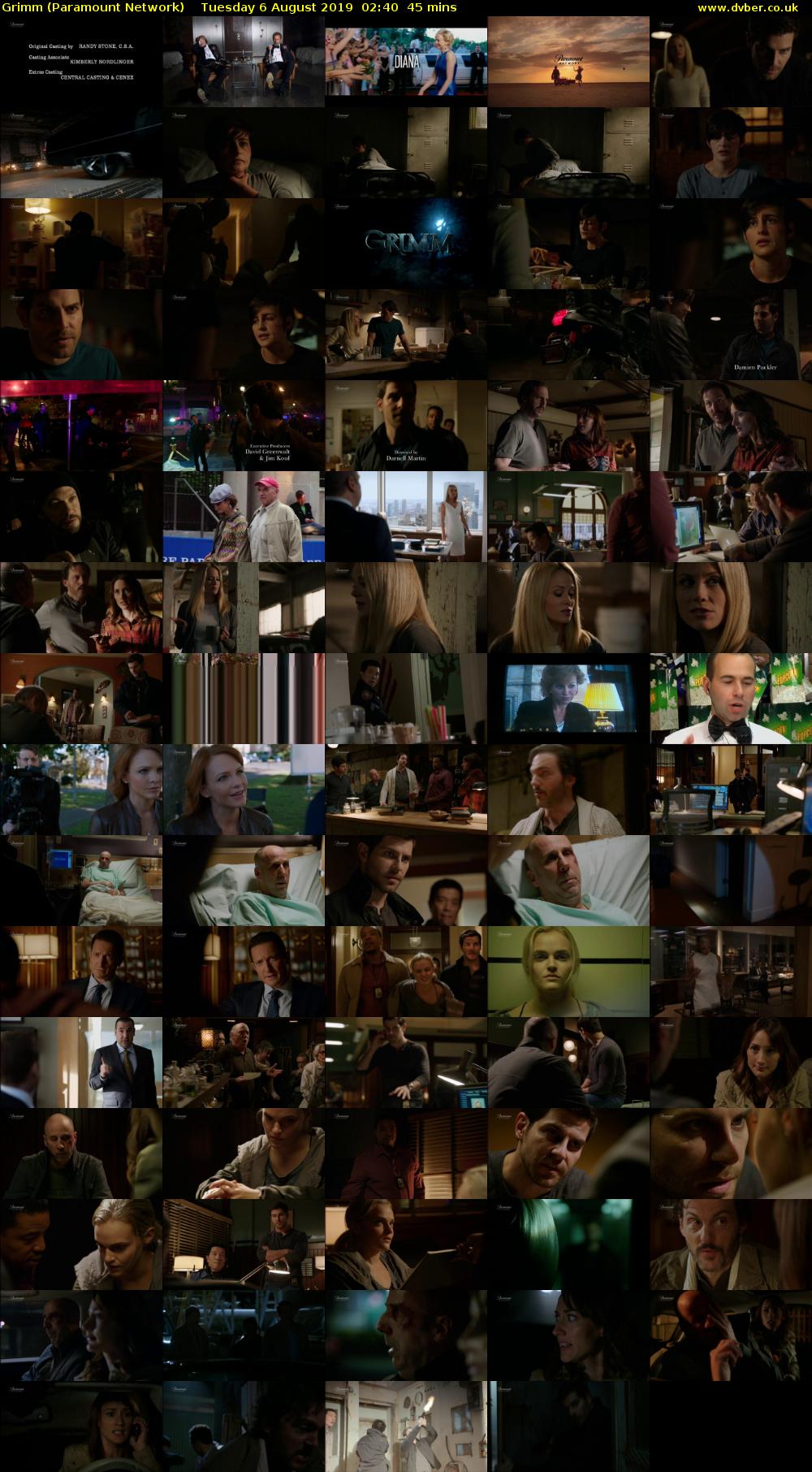 Grimm (Paramount Network) Tuesday 6 August 2019 02:40 - 03:25