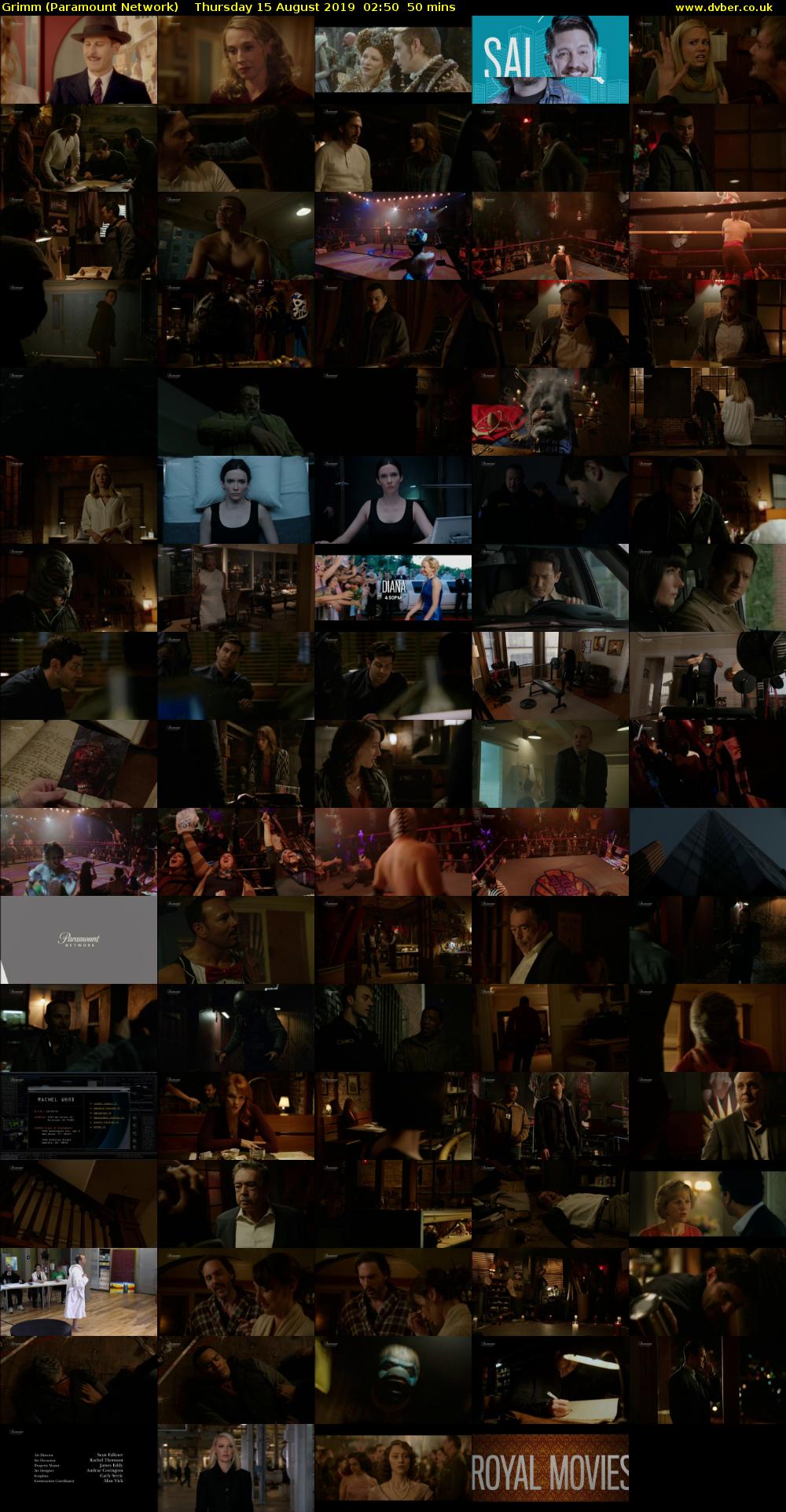 Grimm (Paramount Network) Thursday 15 August 2019 02:50 - 03:40
