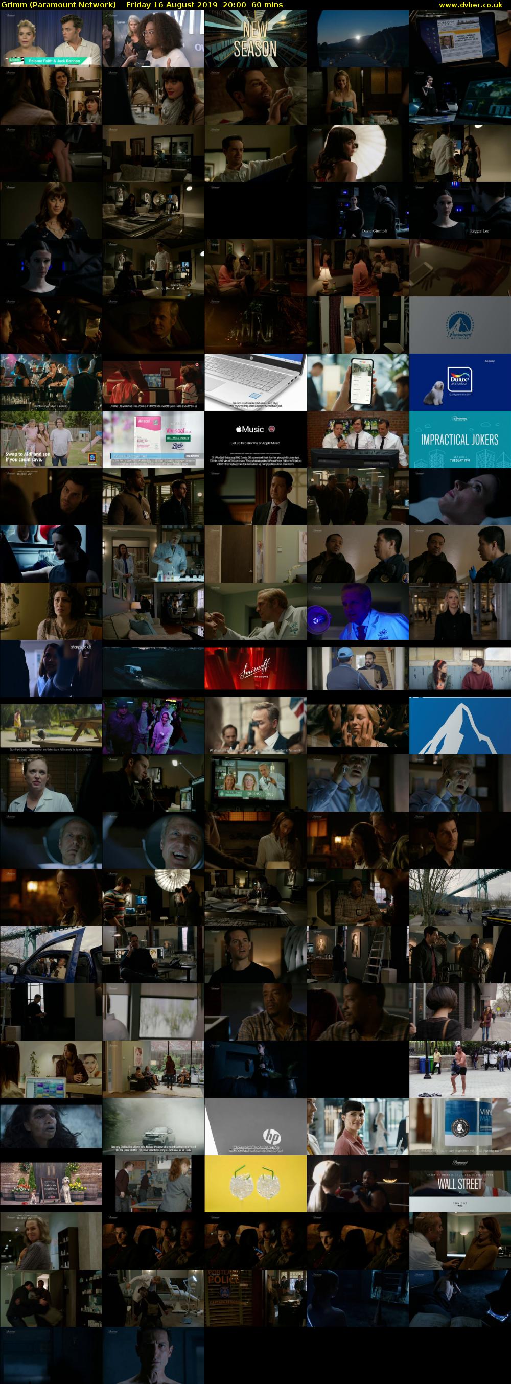 Grimm (Paramount Network) Friday 16 August 2019 20:00 - 21:00