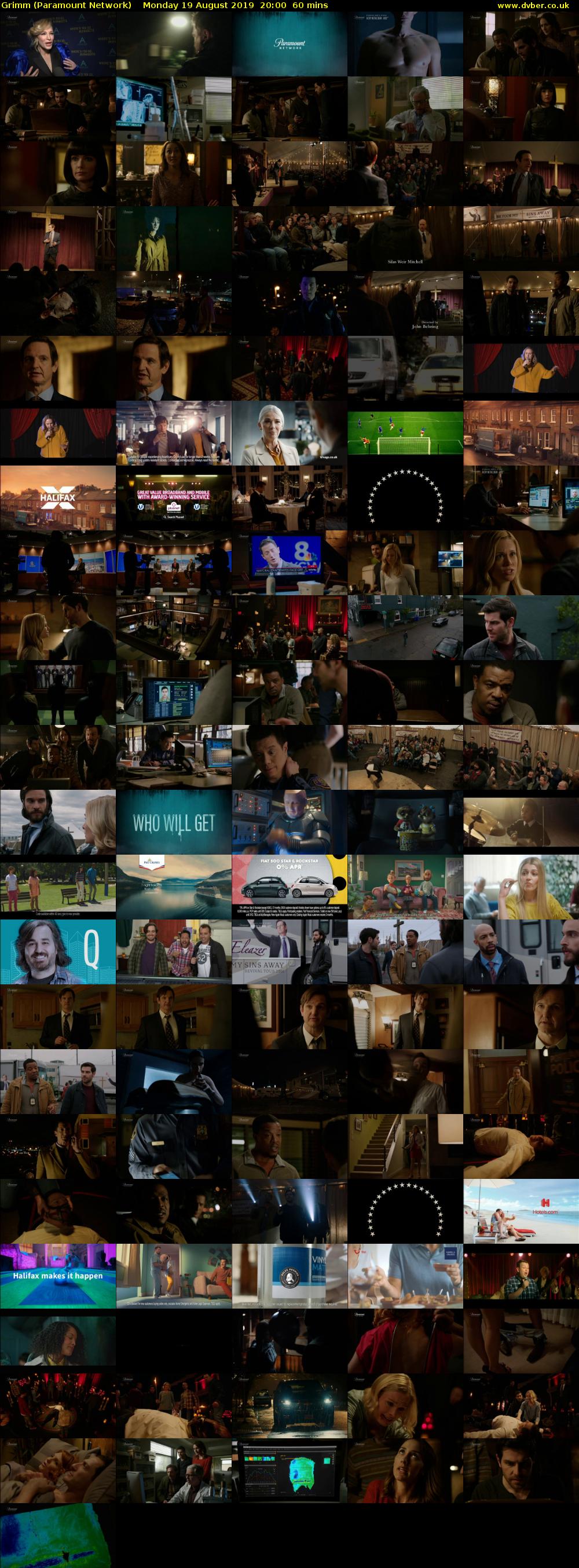 Grimm (Paramount Network) Monday 19 August 2019 20:00 - 21:00