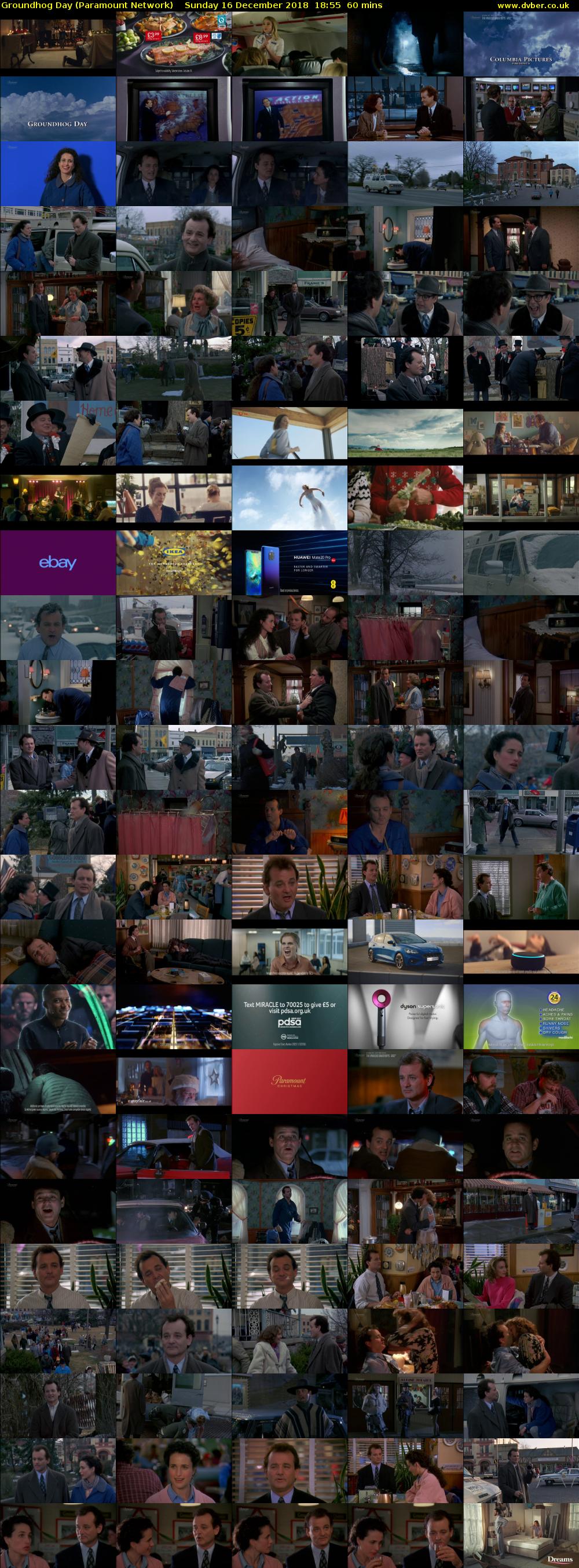 Groundhog Day (Paramount Network) Sunday 16 December 2018 18:55 - 19:55