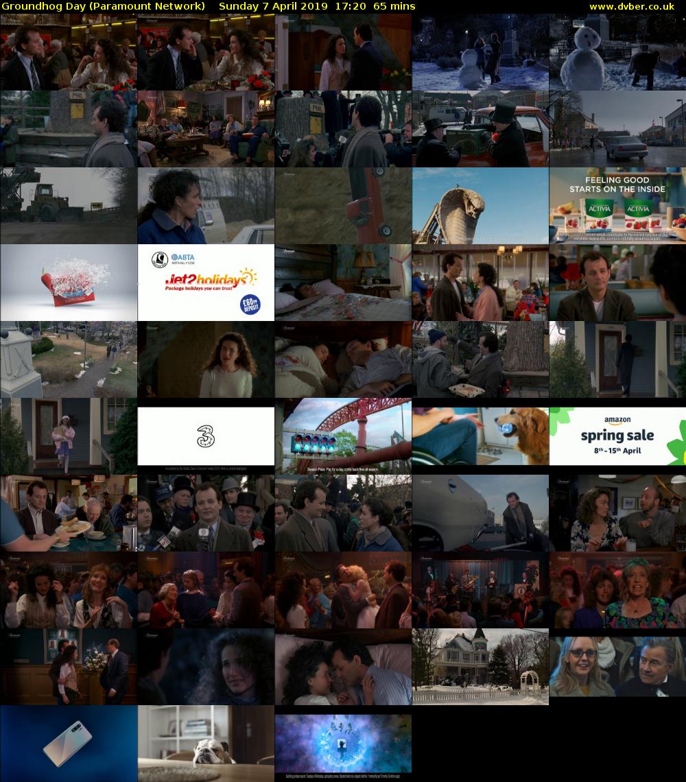 Groundhog Day (Paramount Network) Sunday 7 April 2019 17:20 - 18:25