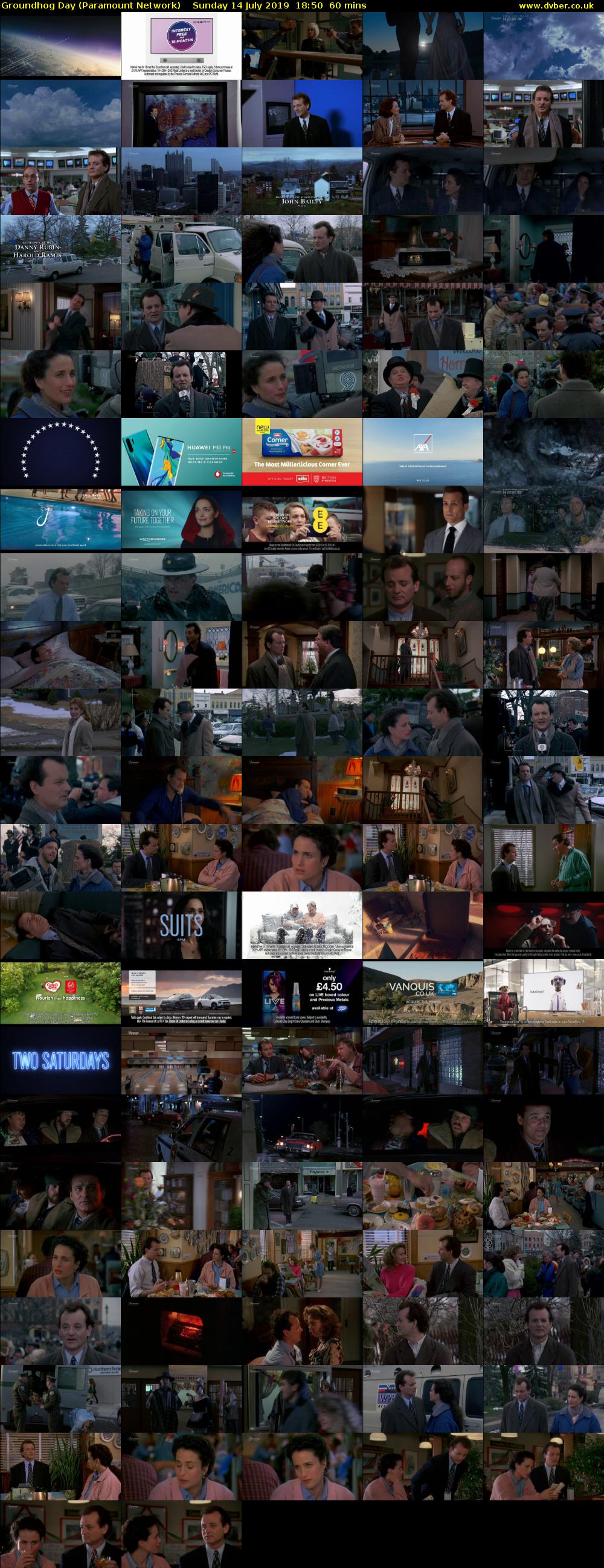 Groundhog Day (Paramount Network) Sunday 14 July 2019 18:50 - 19:50