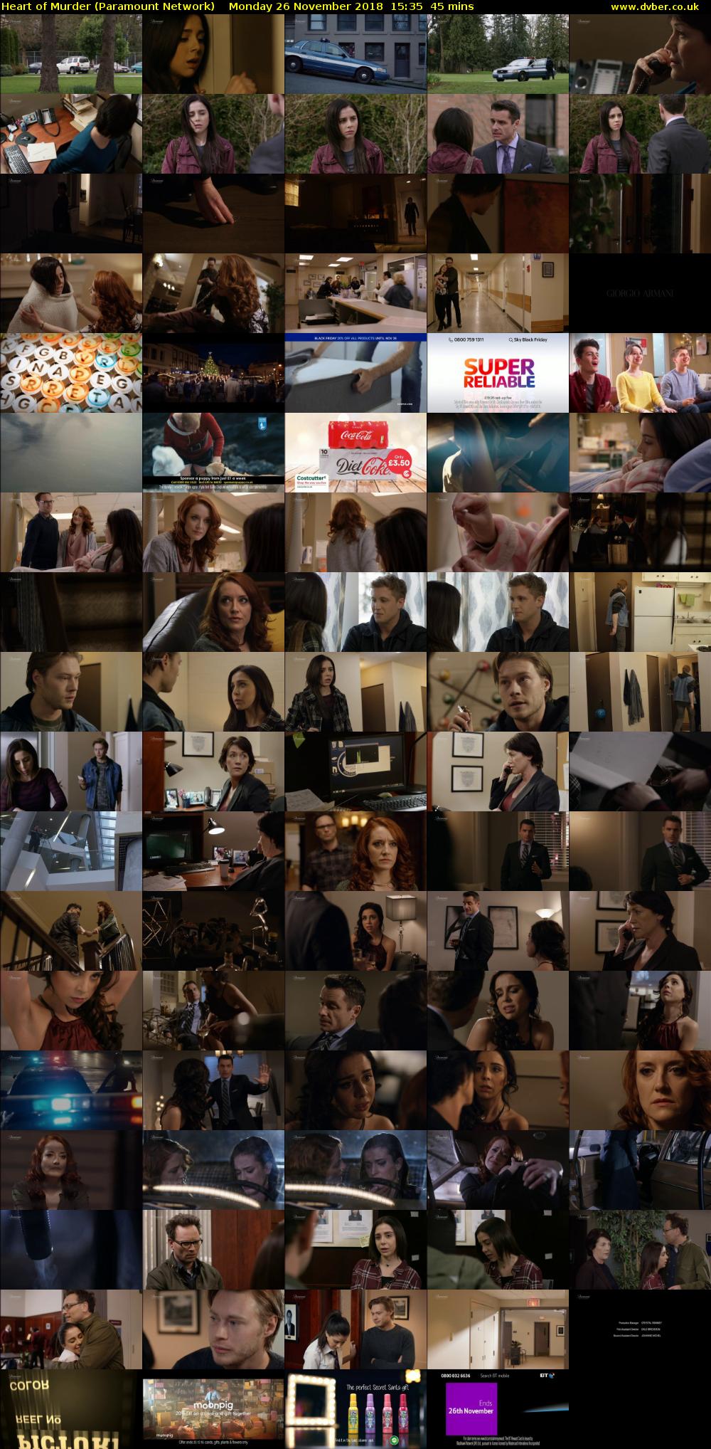 Heart of Murder (Paramount Network) Monday 26 November 2018 15:35 - 16:20