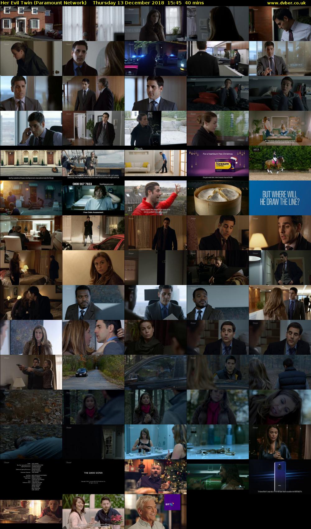 Her Evil Twin (Paramount Network) Thursday 13 December 2018 15:45 - 16:25