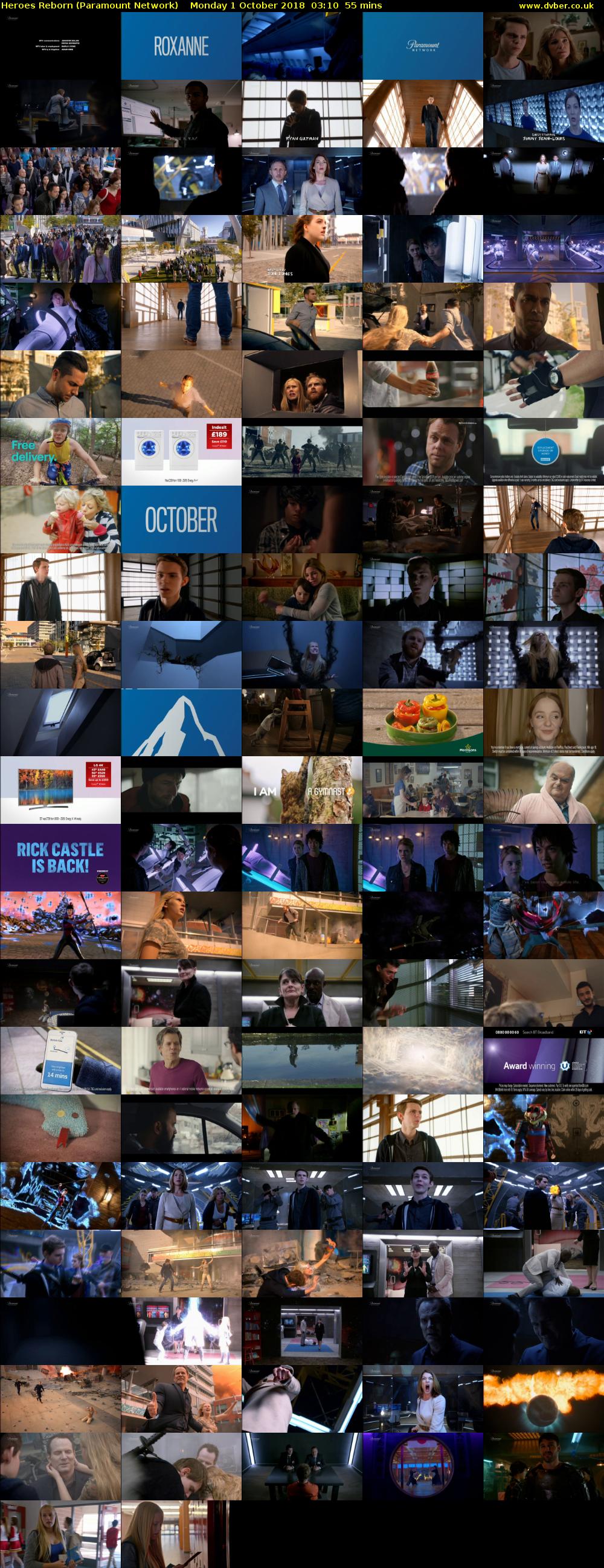 Heroes Reborn (Paramount Network) Monday 1 October 2018 03:10 - 04:05