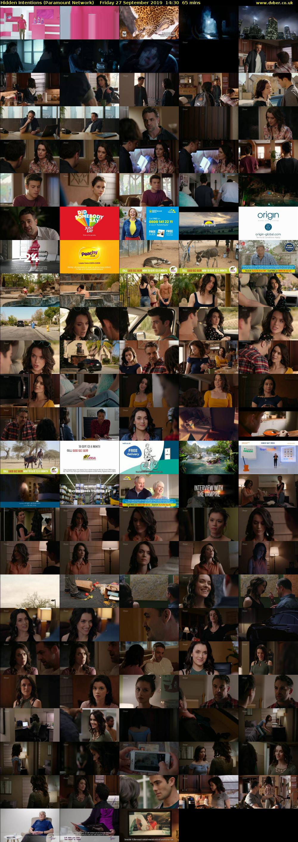 Hidden Intentions (Paramount Network) Friday 27 September 2019 14:30 - 15:35