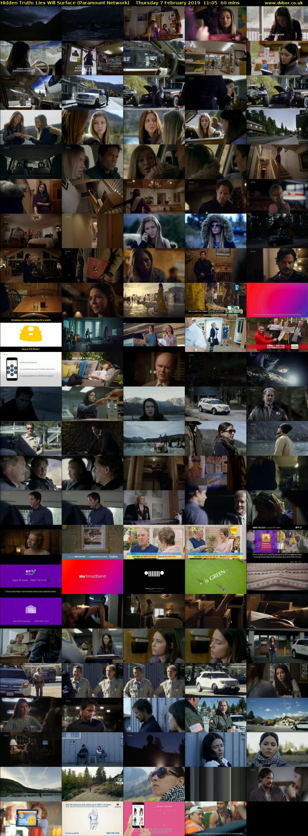 Hidden Truth: Lies Will Surface (Paramount Network) Thursday 7 February 2019 11:05 - 12:05