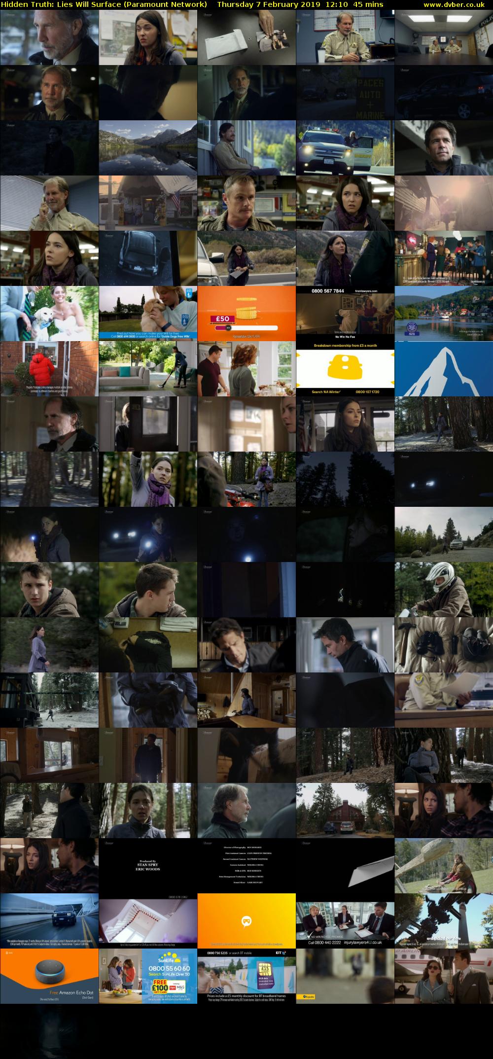 Hidden Truth: Lies Will Surface (Paramount Network) Thursday 7 February 2019 12:10 - 12:55