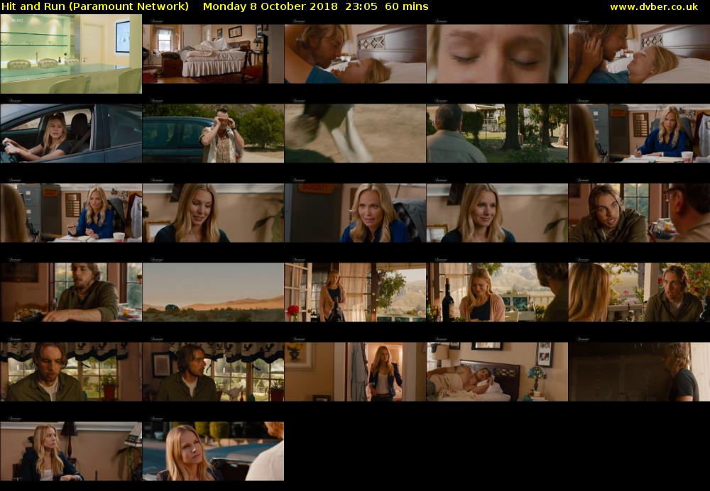Hit and Run (Paramount Network) Monday 8 October 2018 23:05 - 00:05