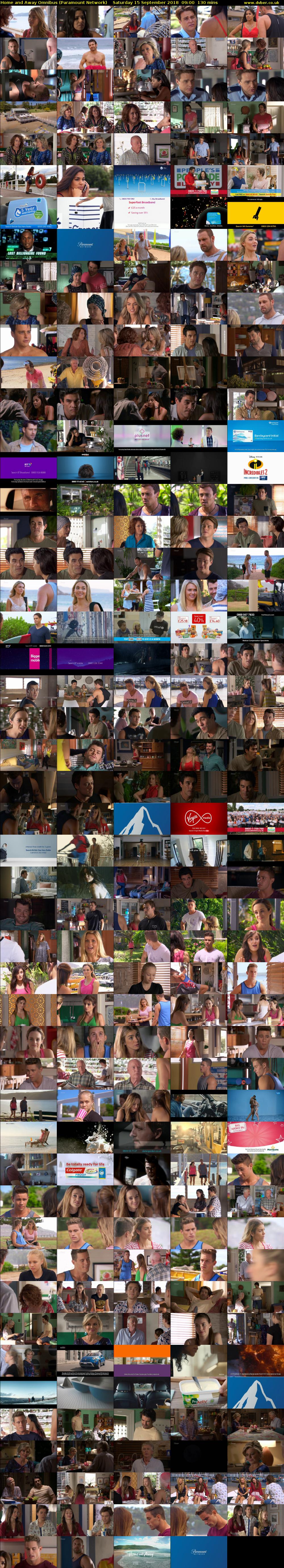 Home and Away Omnibus (Paramount Network) Saturday 15 September 2018 09:00 - 11:10