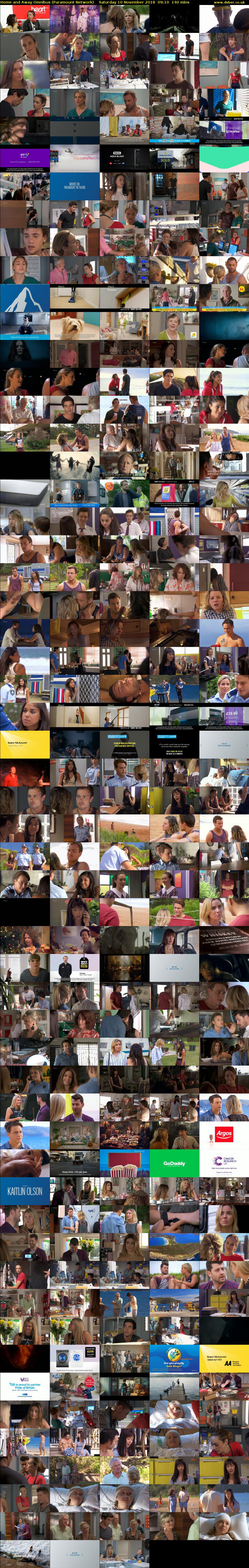 Home and Away Omnibus (Paramount Network) Saturday 10 November 2018 09:10 - 11:30