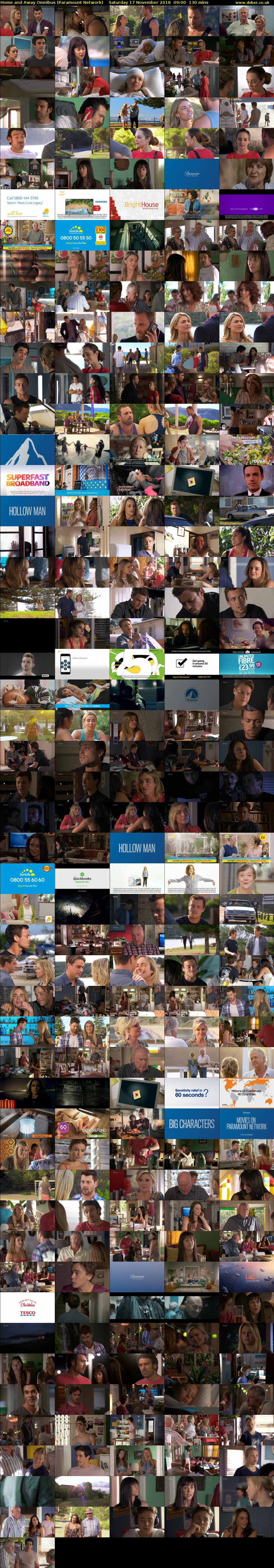 Home and Away Omnibus (Paramount Network) Saturday 17 November 2018 09:00 - 11:10