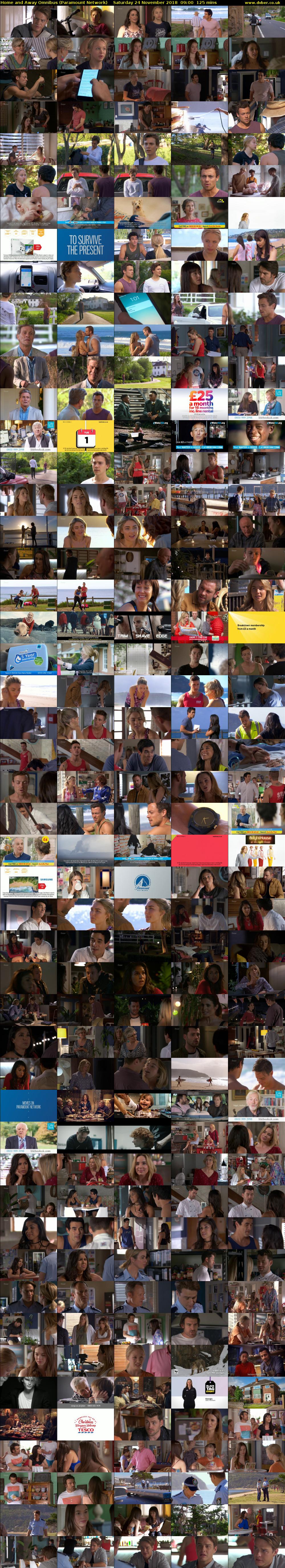 Home and Away Omnibus (Paramount Network) Saturday 24 November 2018 09:00 - 11:05