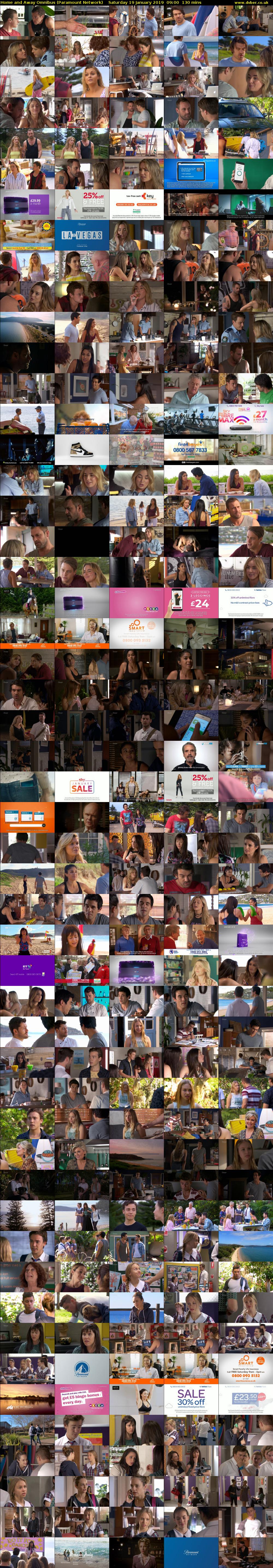 Home and Away Omnibus (Paramount Network) Saturday 19 January 2019 09:00 - 11:10