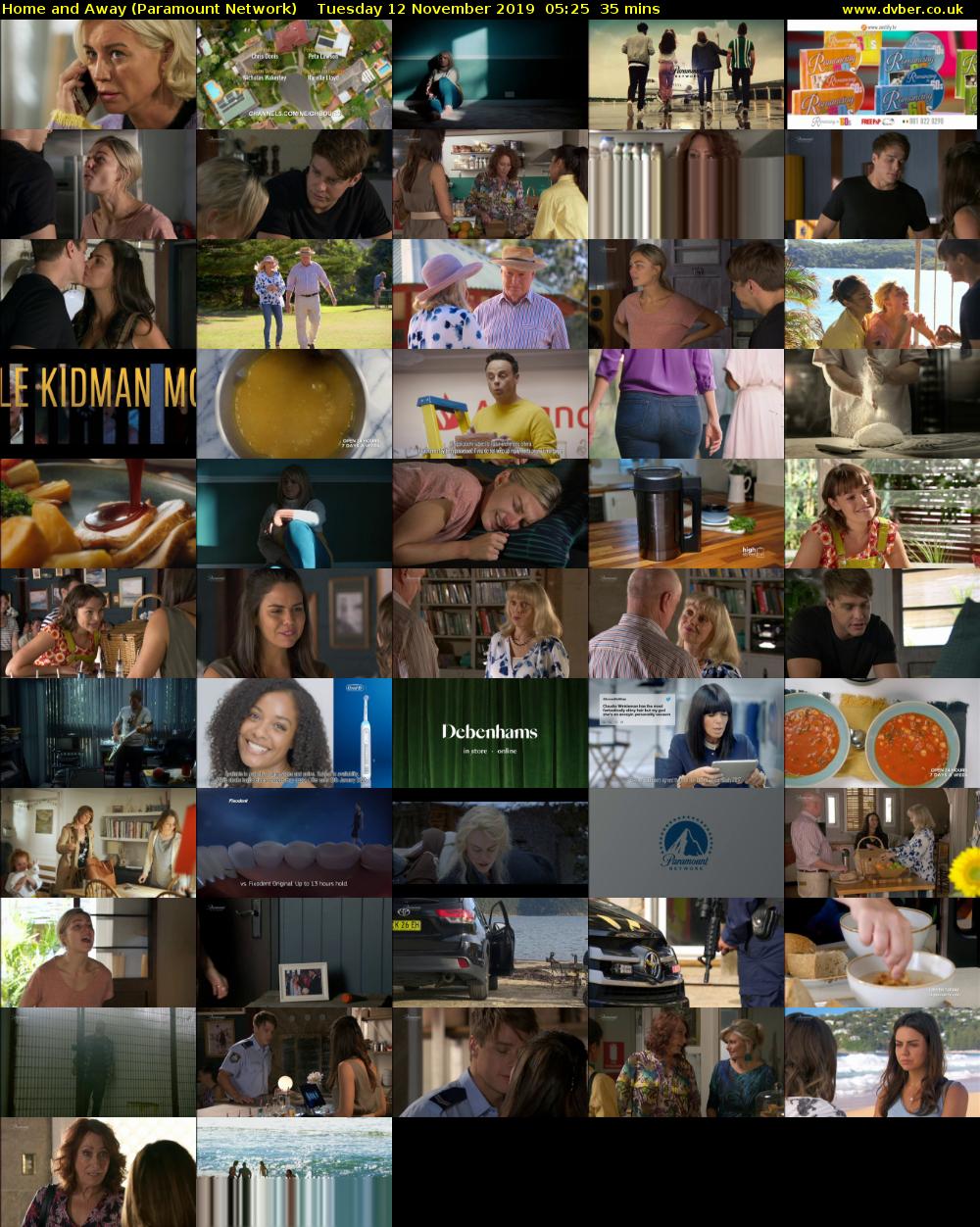Home and Away (Paramount Network) Tuesday 12 November 2019 05:25 - 06:00