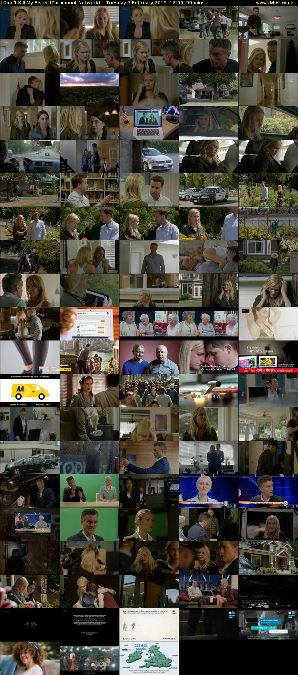 I Didn't Kill My Sister (Paramount Network) Tuesday 5 February 2019 12:00 - 12:50