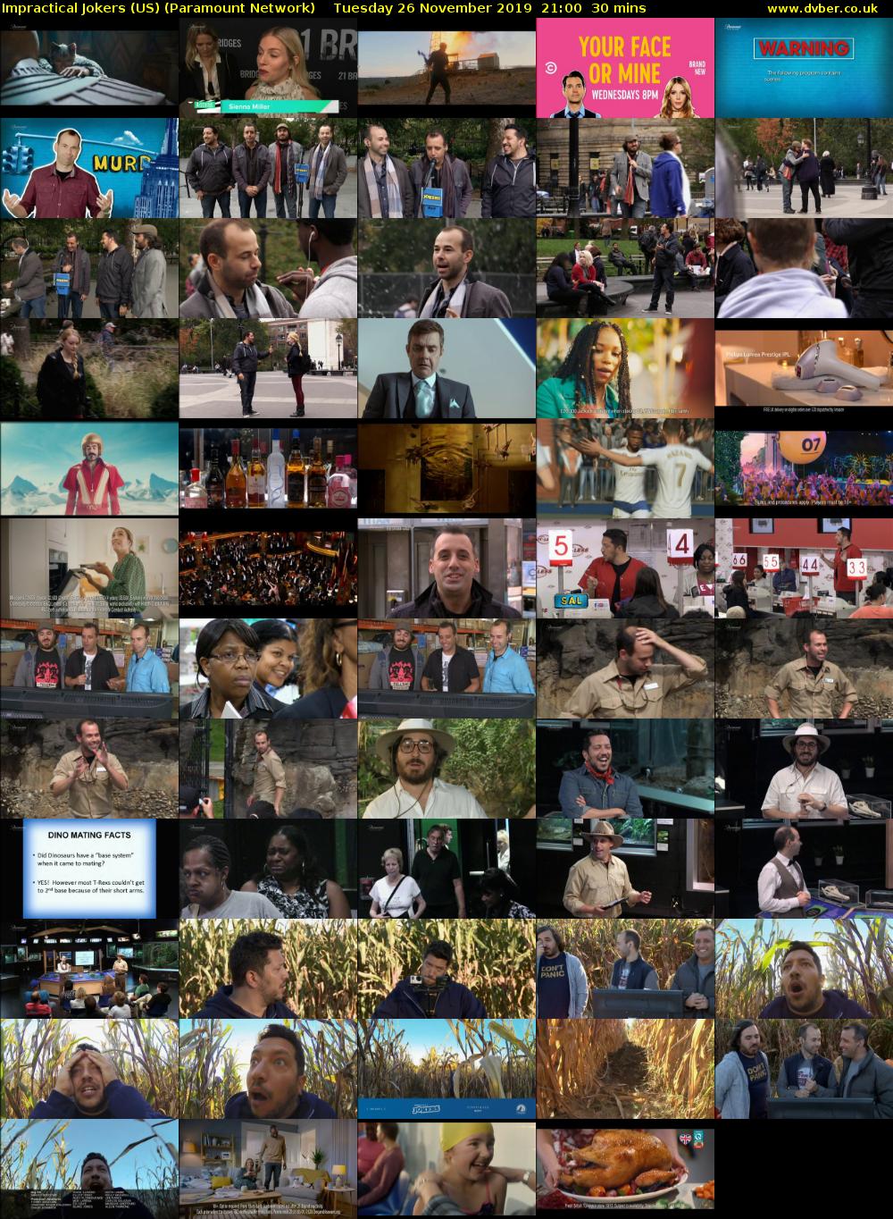 Impractical Jokers (US) (Paramount Network) Tuesday 26 November 2019 21:00 - 21:30