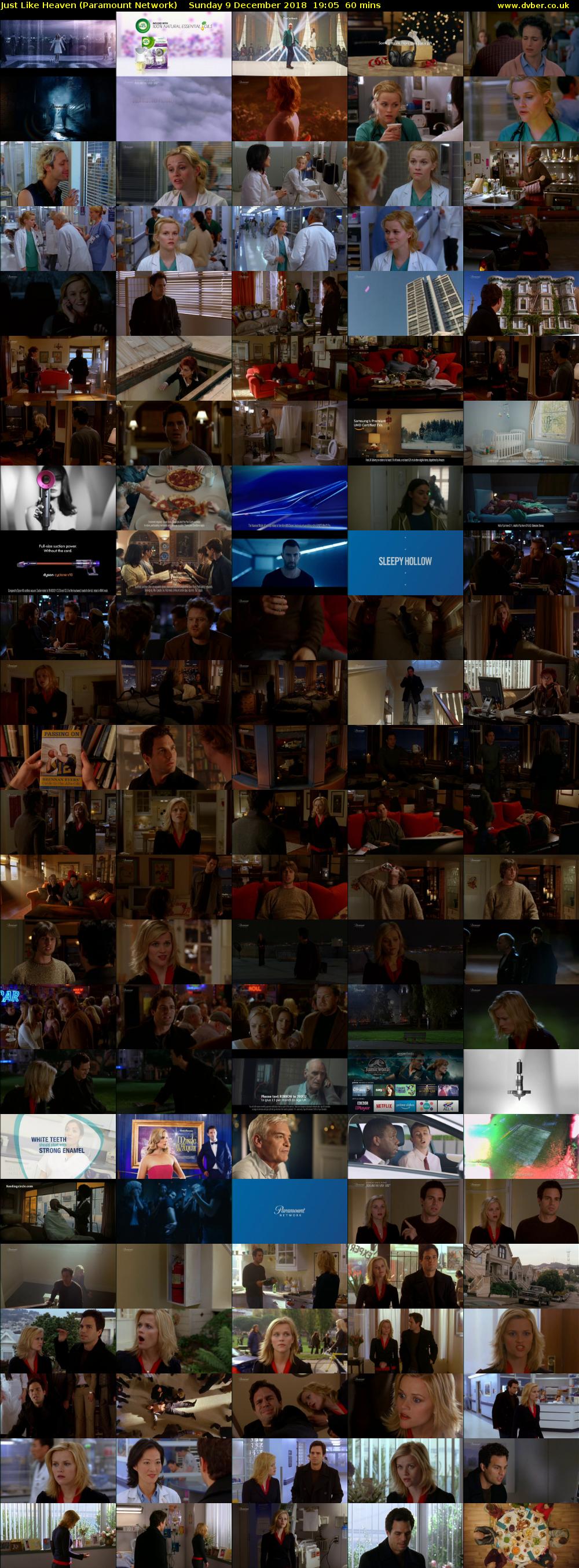 Just Like Heaven (Paramount Network) Sunday 9 December 2018 19:05 - 20:05