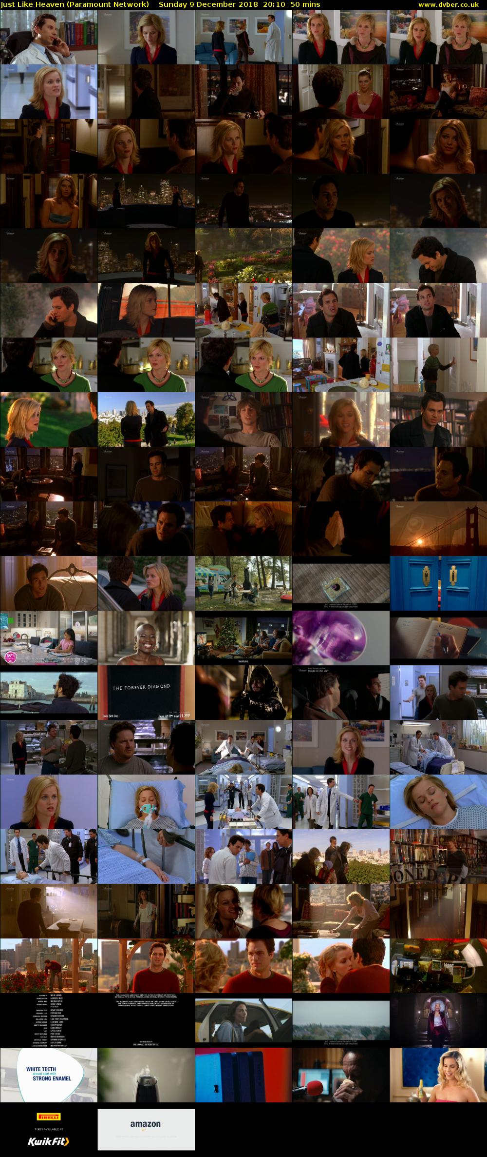 Just Like Heaven (Paramount Network) Sunday 9 December 2018 20:10 - 21:00