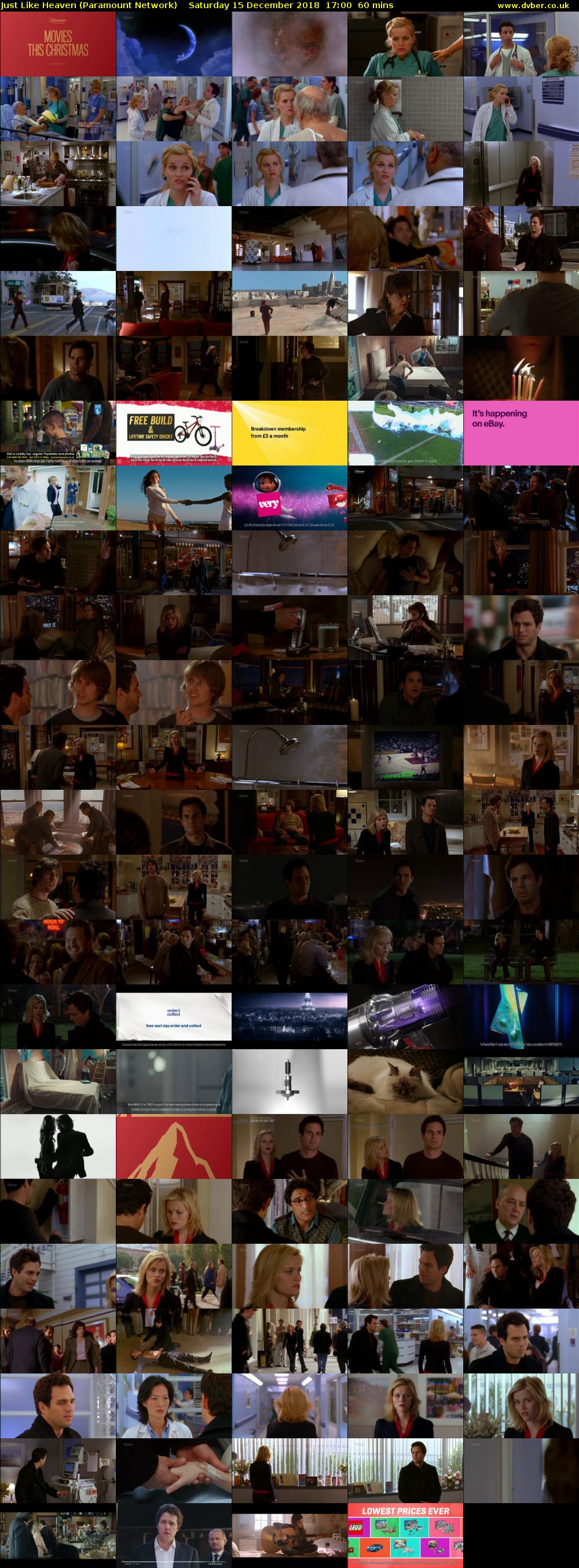 Just Like Heaven (Paramount Network) Saturday 15 December 2018 17:00 - 18:00