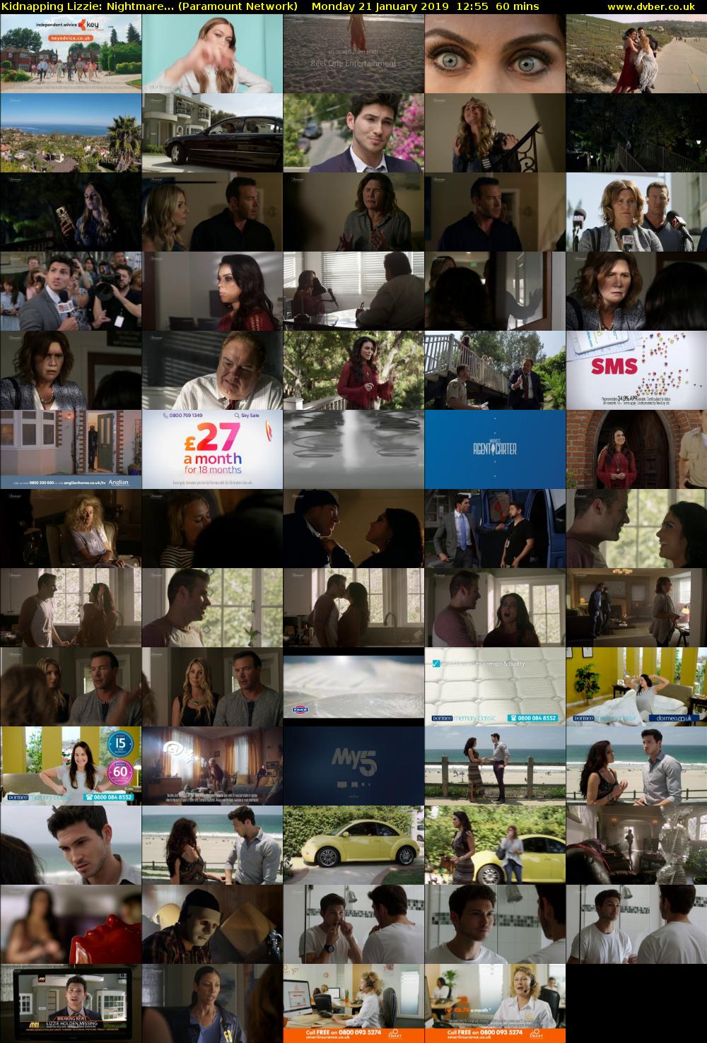 Kidnapping Lizzie: Nightmare... (Paramount Network) Monday 21 January 2019 12:55 - 13:55