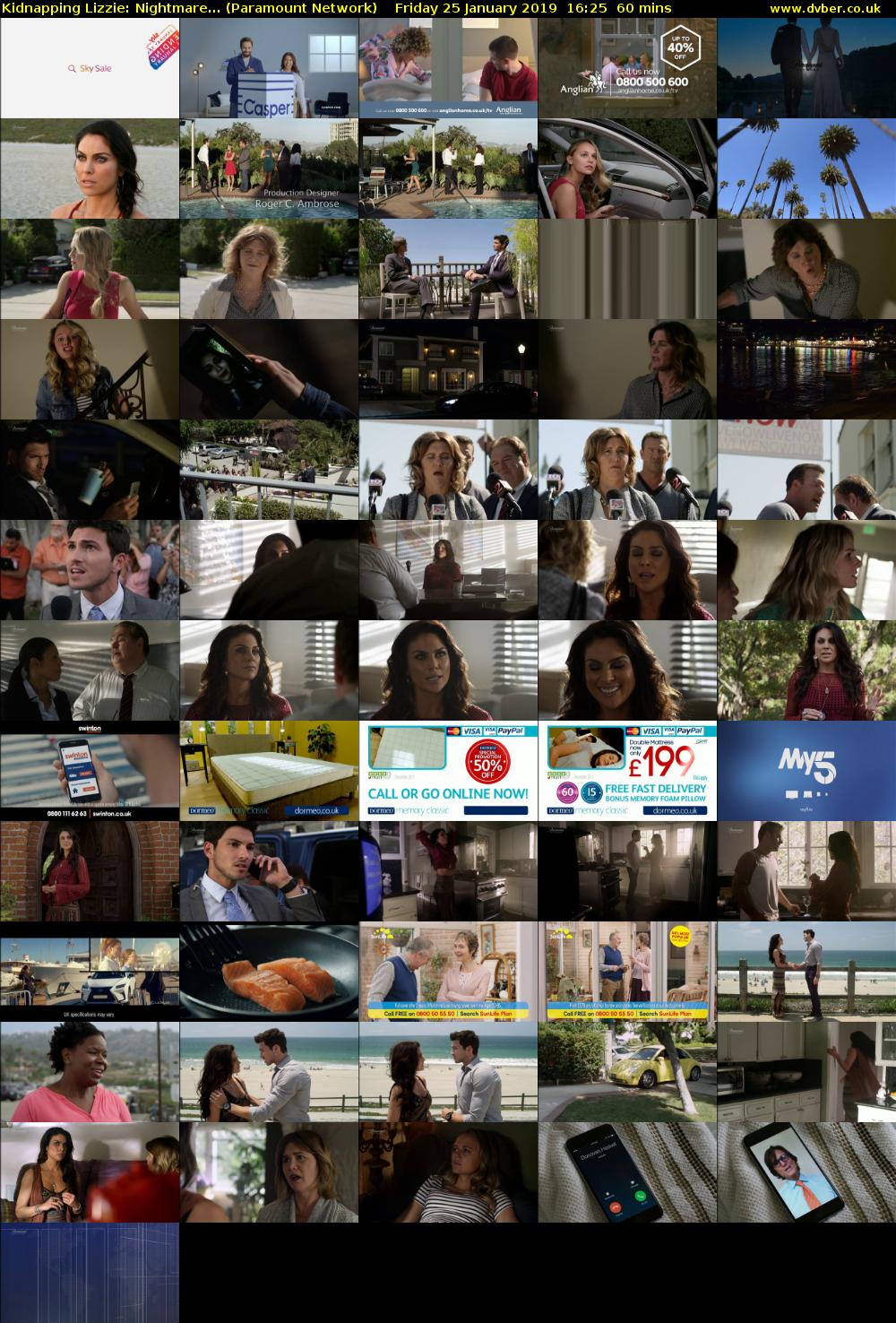 Kidnapping Lizzie: Nightmare... (Paramount Network) Friday 25 January 2019 16:25 - 17:25