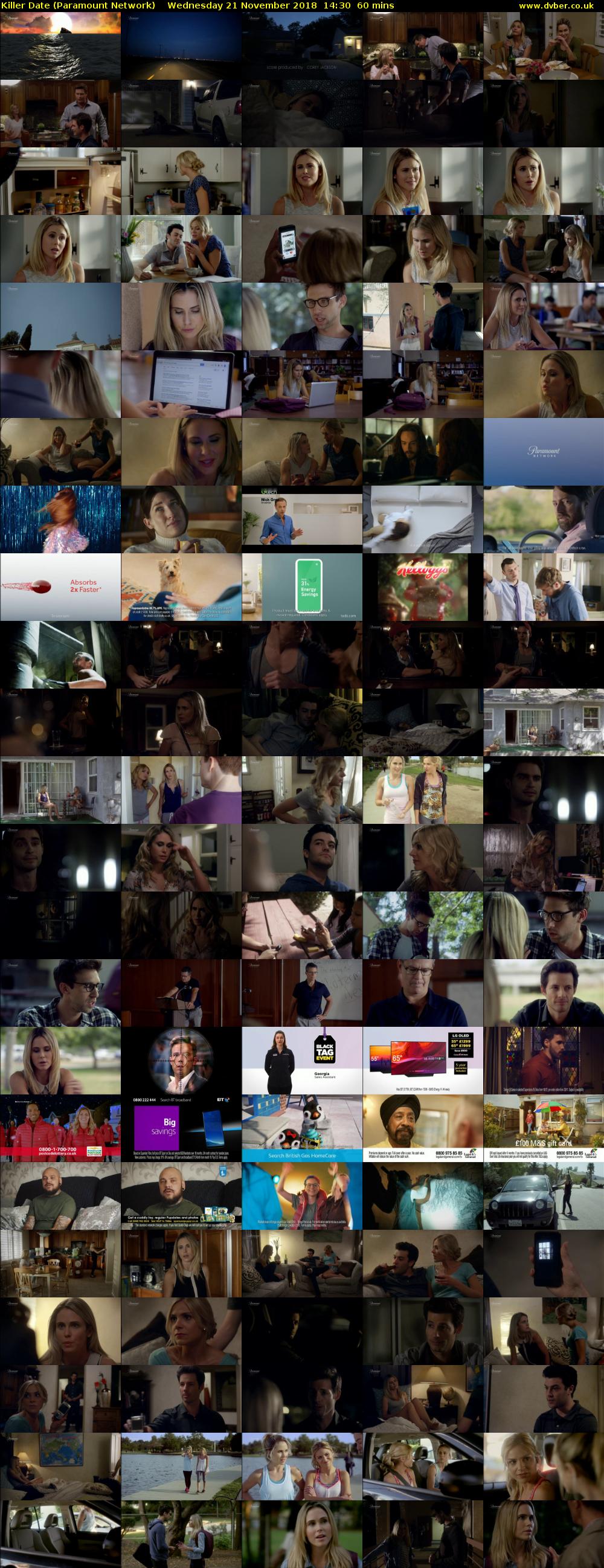 Killer Date (Paramount Network) Wednesday 21 November 2018 14:30 - 15:30