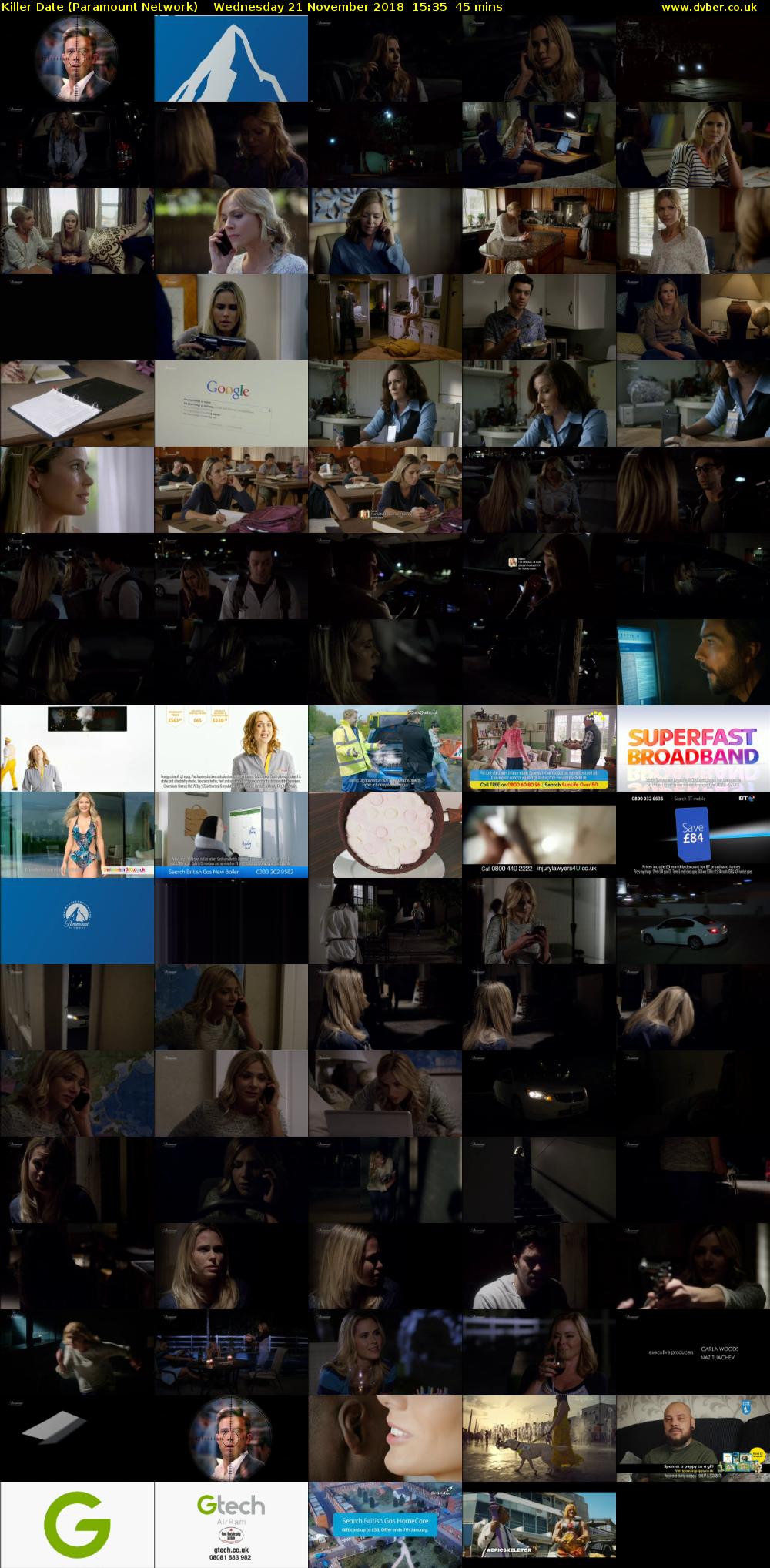 Killer Date (Paramount Network) Wednesday 21 November 2018 15:35 - 16:20