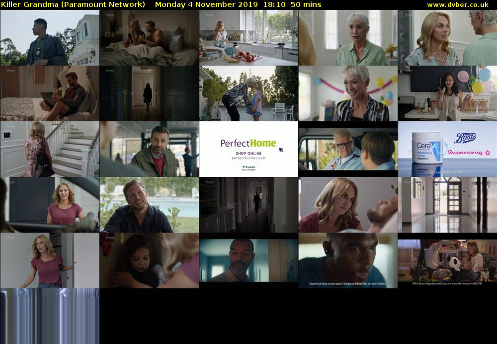 Killer Grandma (Paramount Network) Monday 4 November 2019 18:10 - 19:00