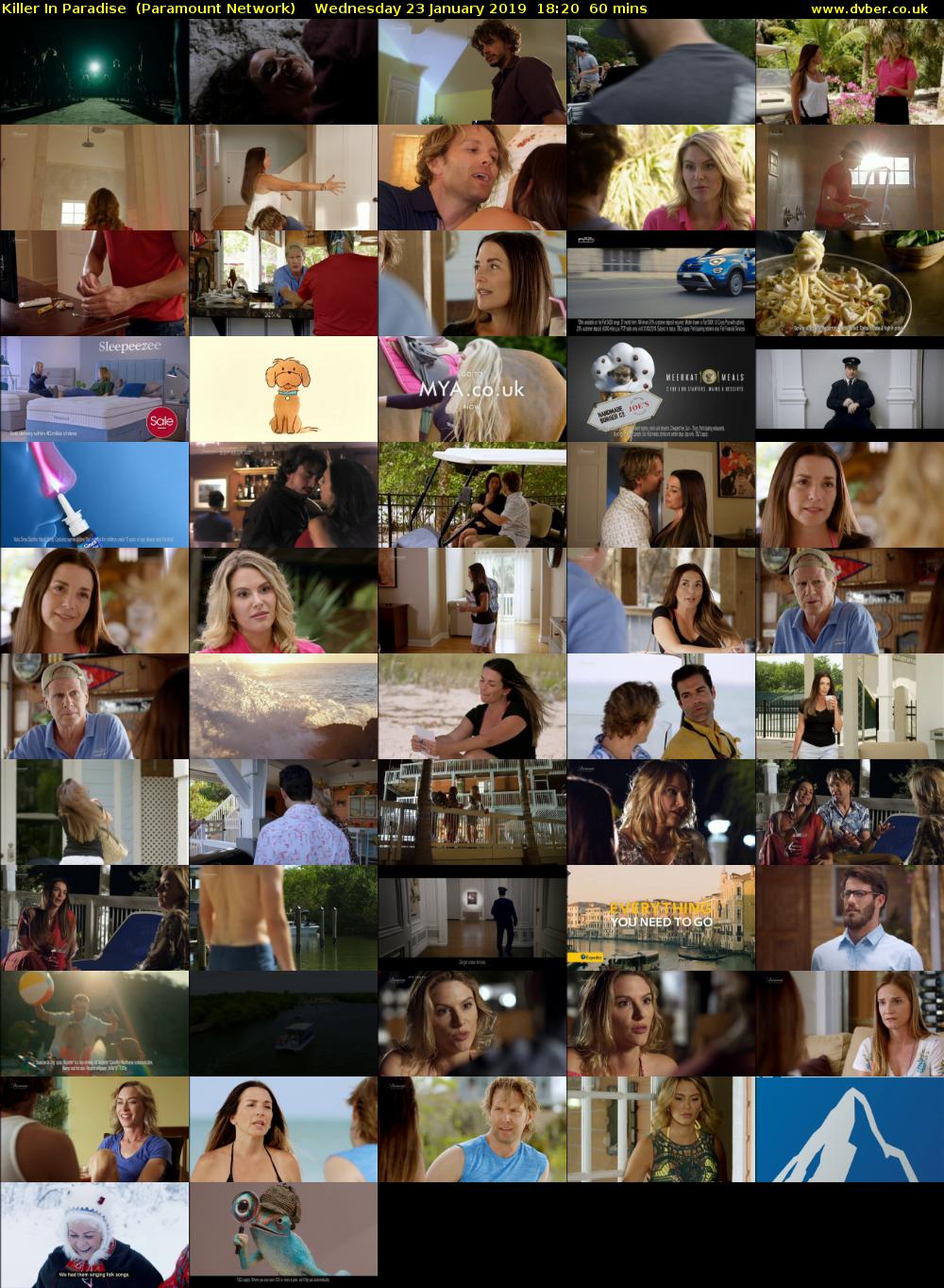 Killer In Paradise  (Paramount Network) Wednesday 23 January 2019 18:20 - 19:20