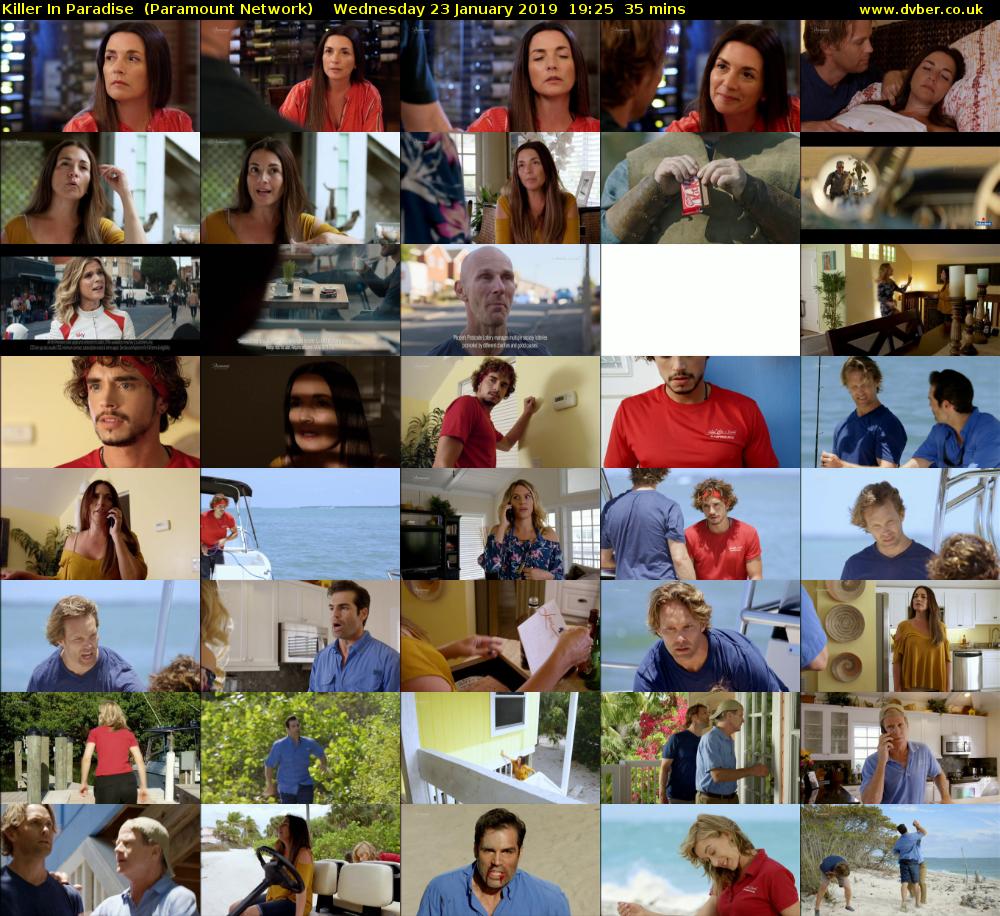 Killer In Paradise  (Paramount Network) Wednesday 23 January 2019 19:25 - 20:00