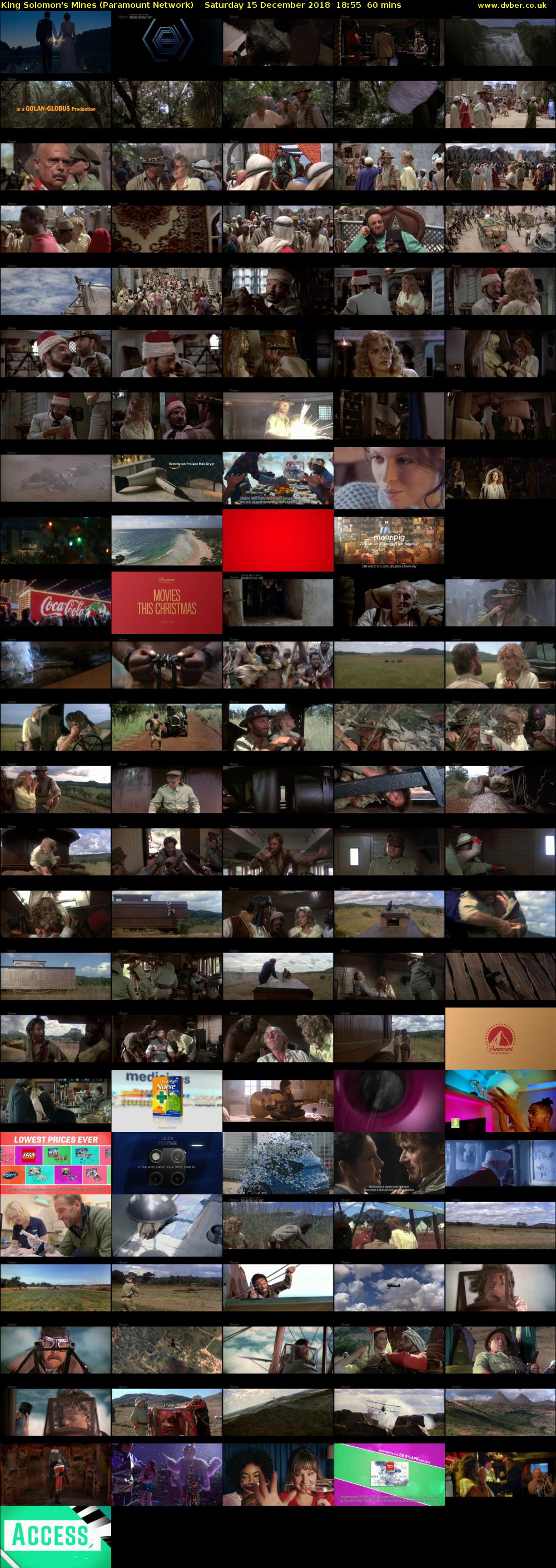 King Solomon's Mines (Paramount Network) Saturday 15 December 2018 18:55 - 19:55