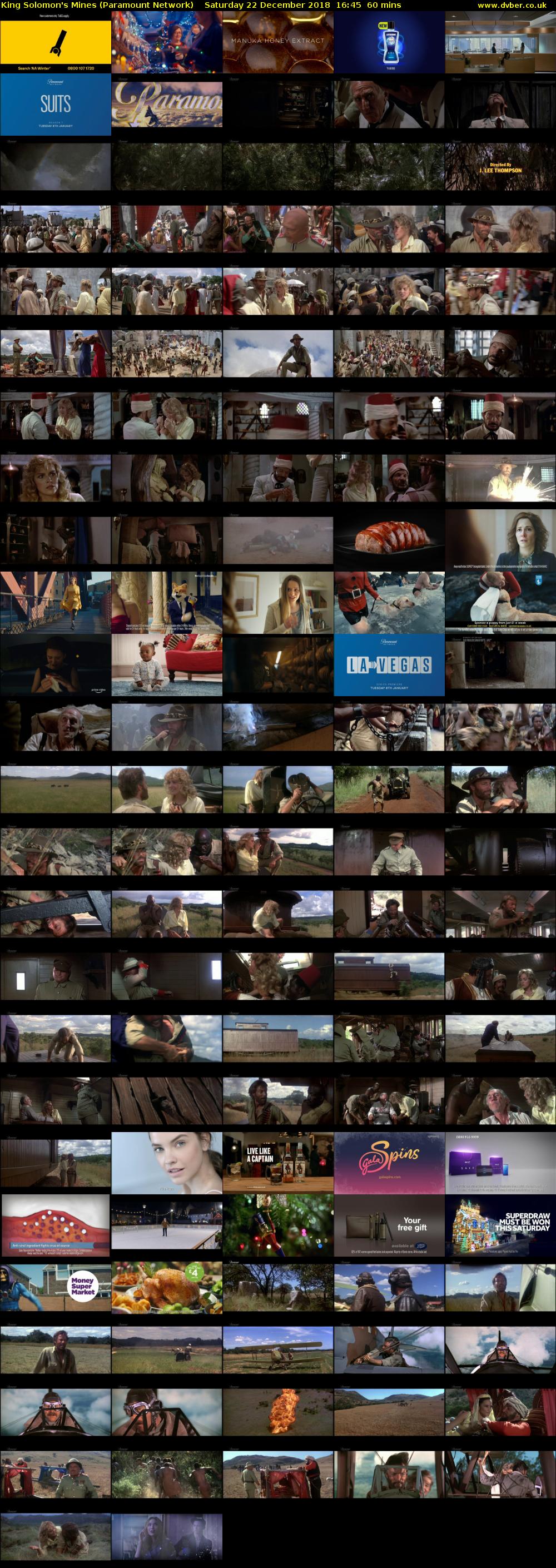 King Solomon's Mines (Paramount Network) Saturday 22 December 2018 16:45 - 17:45