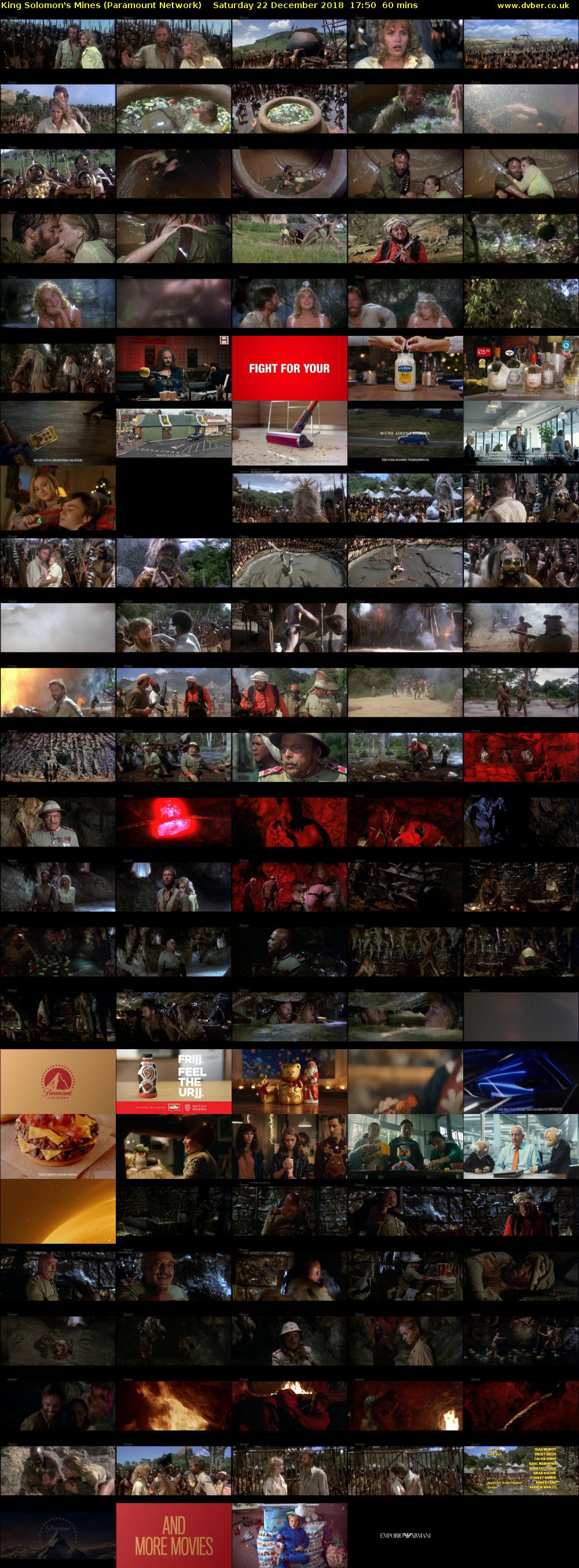 King Solomon's Mines (Paramount Network) Saturday 22 December 2018 17:50 - 18:50