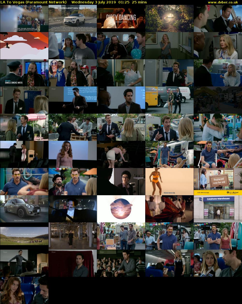 LA To Vegas (Paramount Network) Wednesday 3 July 2019 01:25 - 01:50