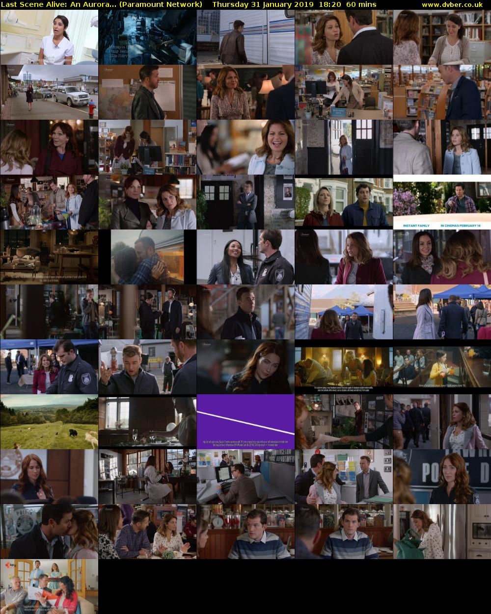 Last Scene Alive: An Aurora... (Paramount Network) Thursday 31 January 2019 18:20 - 19:20