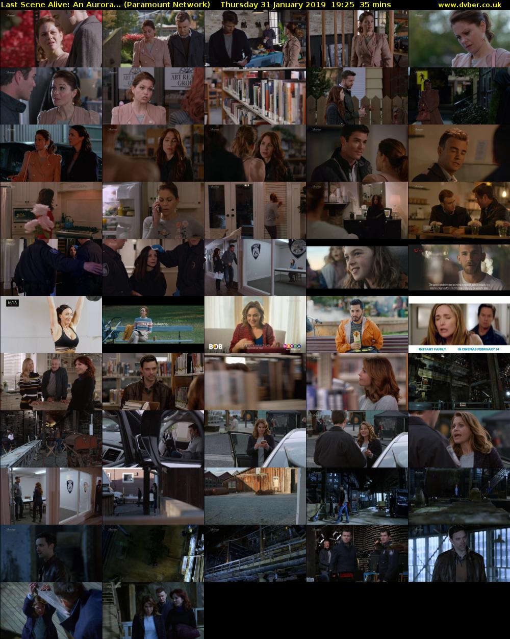 Last Scene Alive: An Aurora... (Paramount Network) Thursday 31 January 2019 19:25 - 20:00