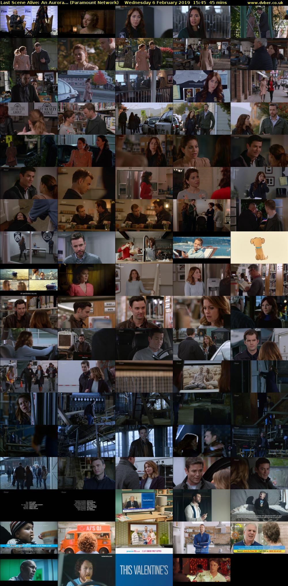 Last Scene Alive: An Aurora... (Paramount Network) Wednesday 6 February 2019 15:45 - 16:30