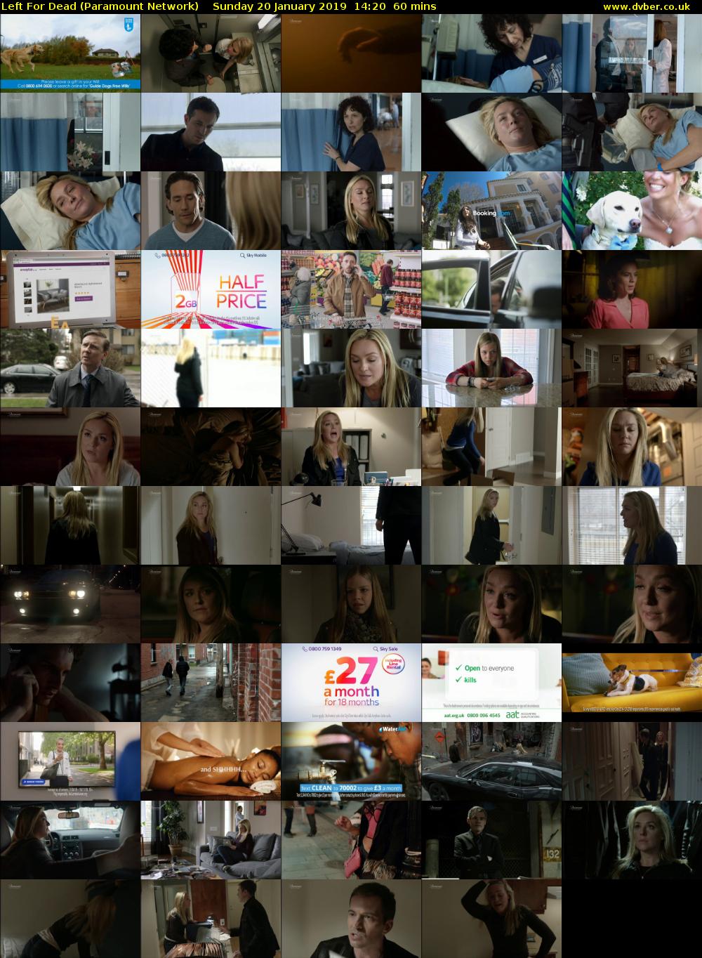 Left For Dead (Paramount Network) Sunday 20 January 2019 14:20 - 15:20