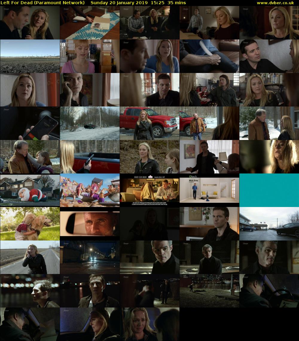 Left For Dead (Paramount Network) Sunday 20 January 2019 15:25 - 16:00