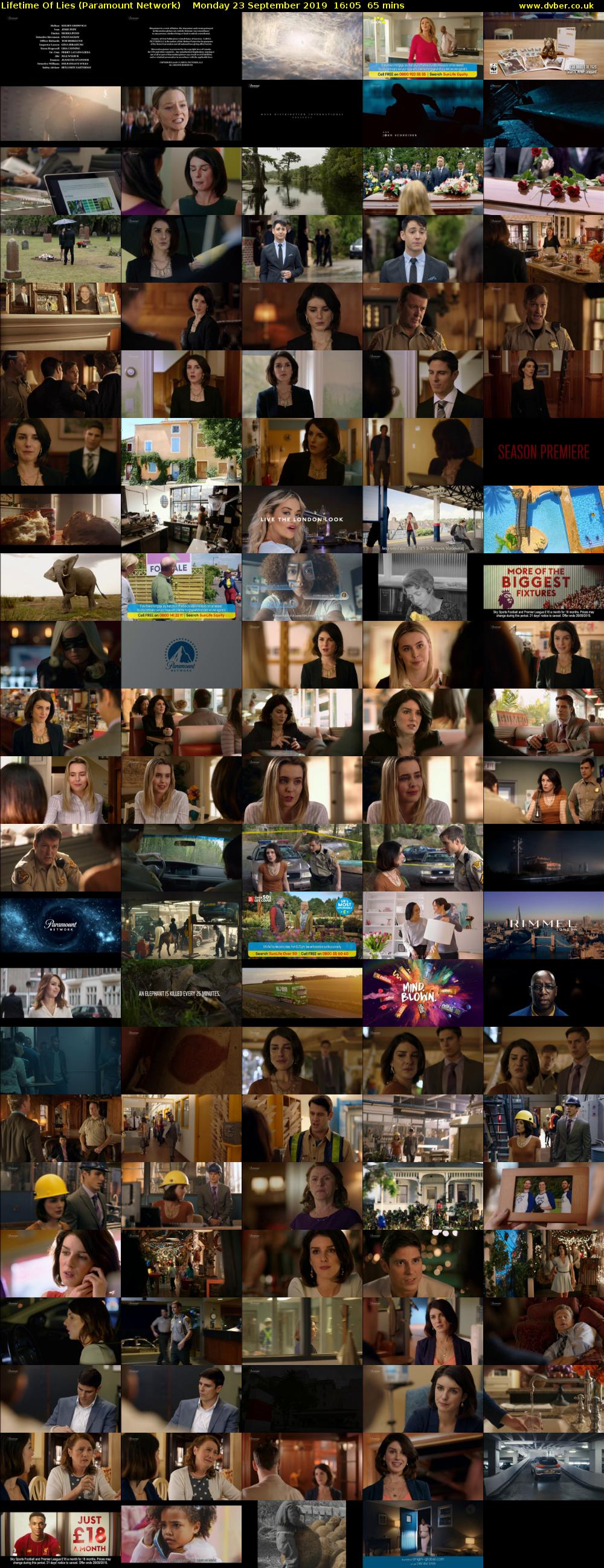 Lifetime Of Lies (Paramount Network) Monday 23 September 2019 16:05 - 17:10