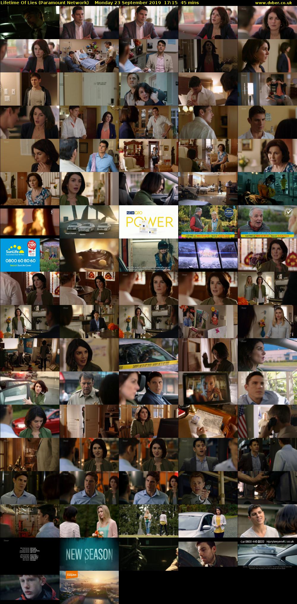 Lifetime Of Lies (Paramount Network) Monday 23 September 2019 17:15 - 18:00