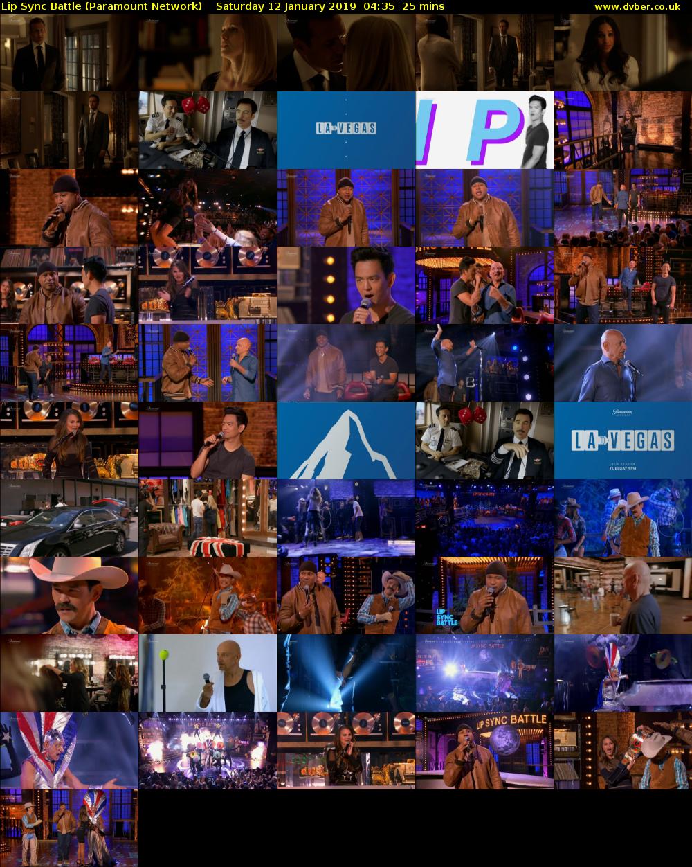 Lip Sync Battle (Paramount Network) Saturday 12 January 2019 04:35 - 05:00