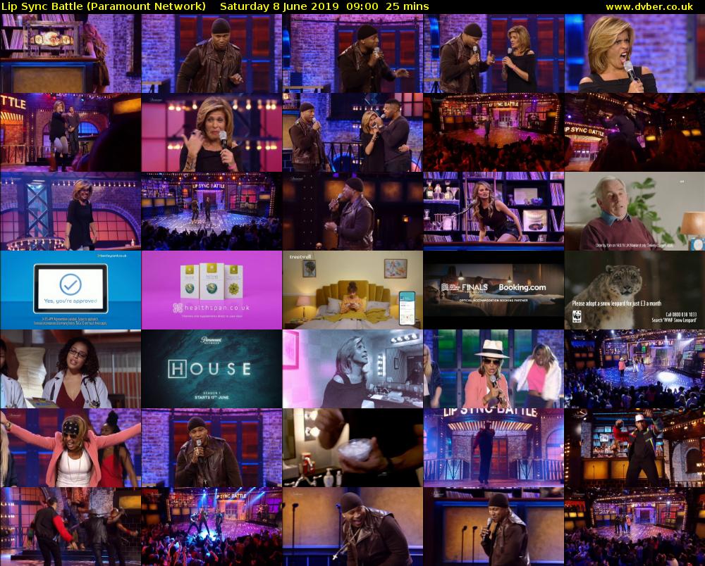 Lip Sync Battle (Paramount Network) Saturday 8 June 2019 09:00 - 09:25
