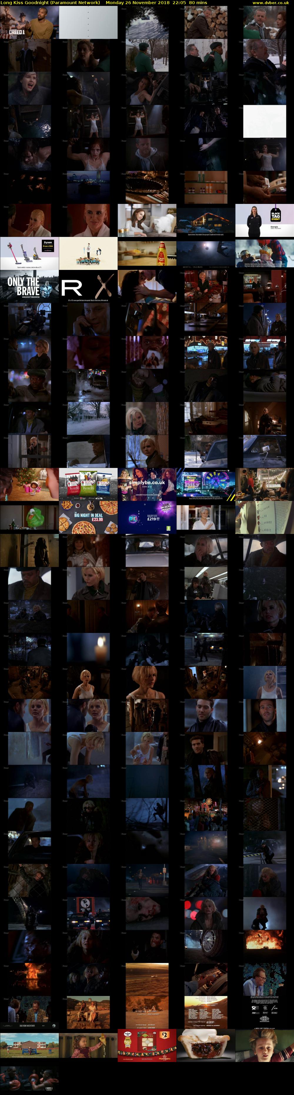Long Kiss Goodnight (Paramount Network) Monday 26 November 2018 22:05 - 23:25
